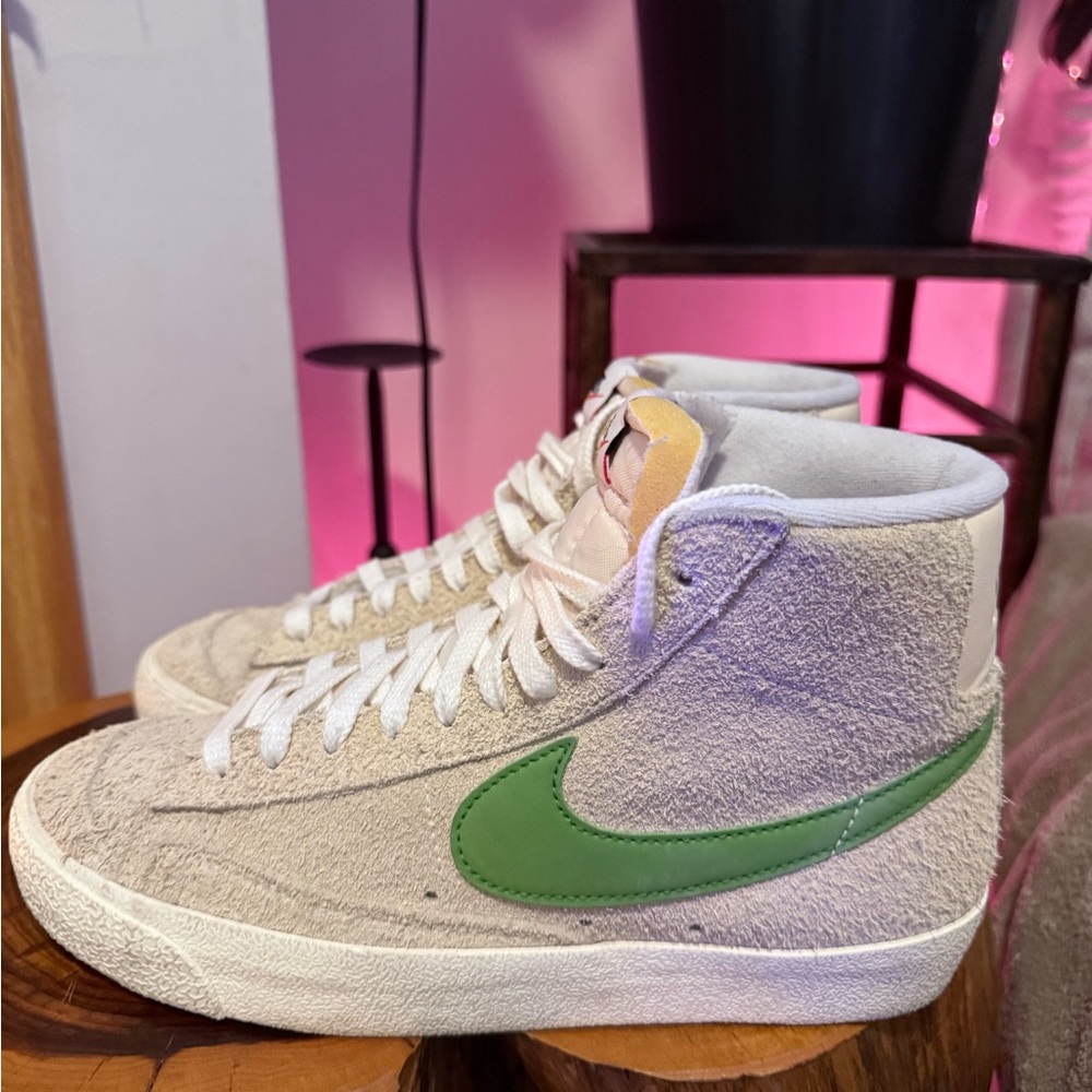 Nike Womens Blazers Mid 77s Chloraphyl colorway. New without box.